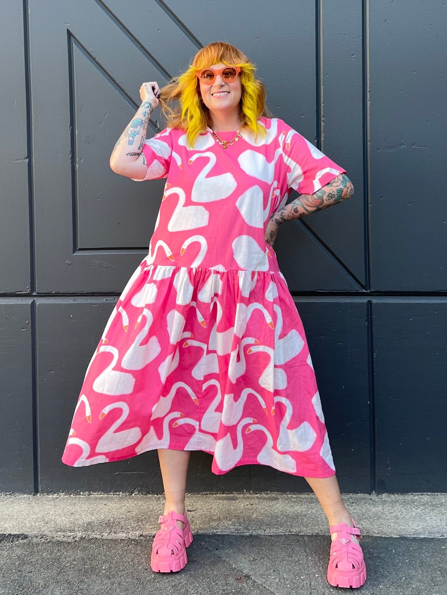 Swan Petal Dress
