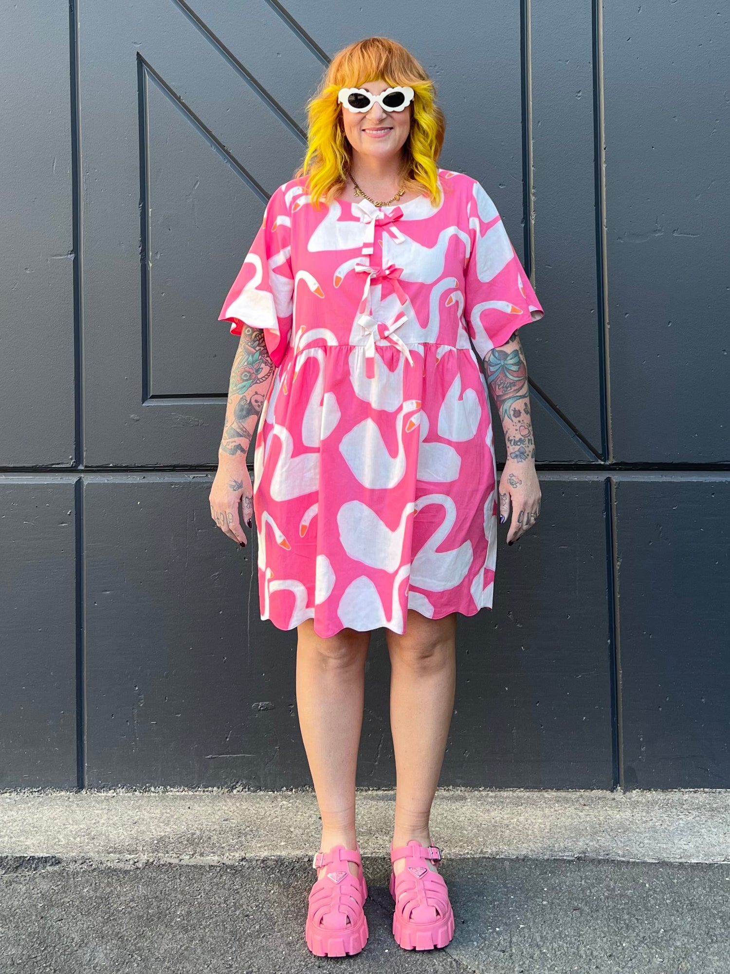 Swan Wavy Dress (short)