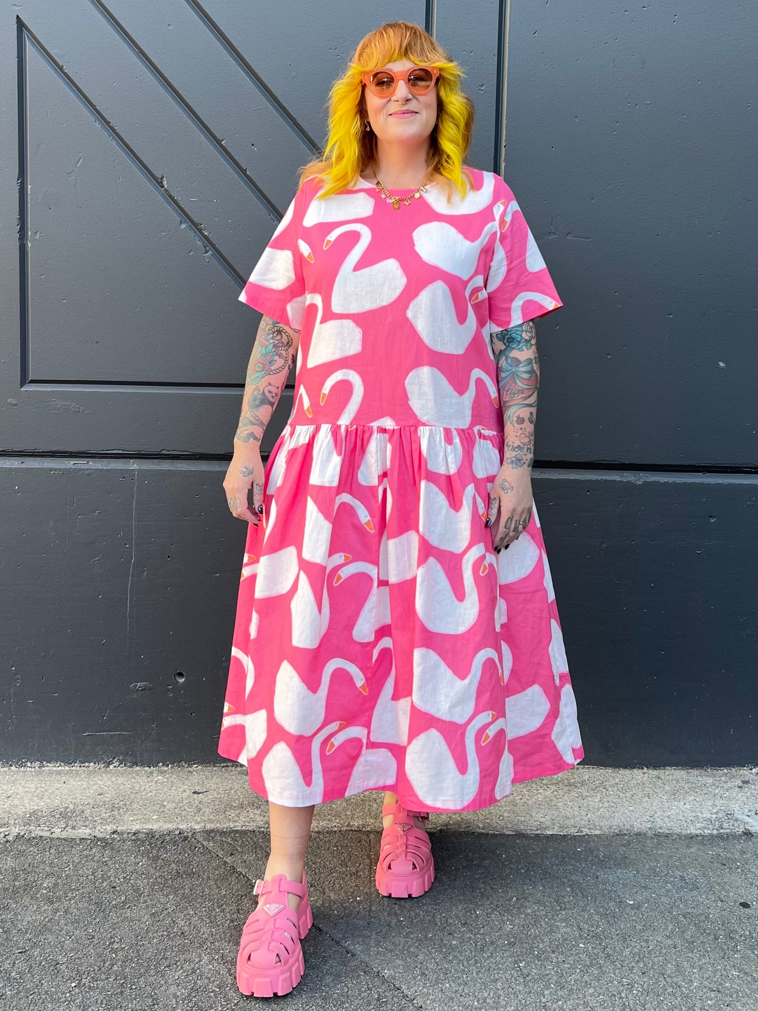 Swan Petal Dress
