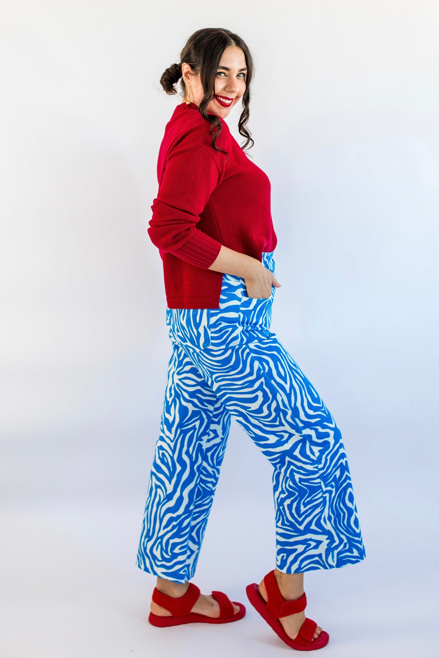 Zebra Hues Jeans