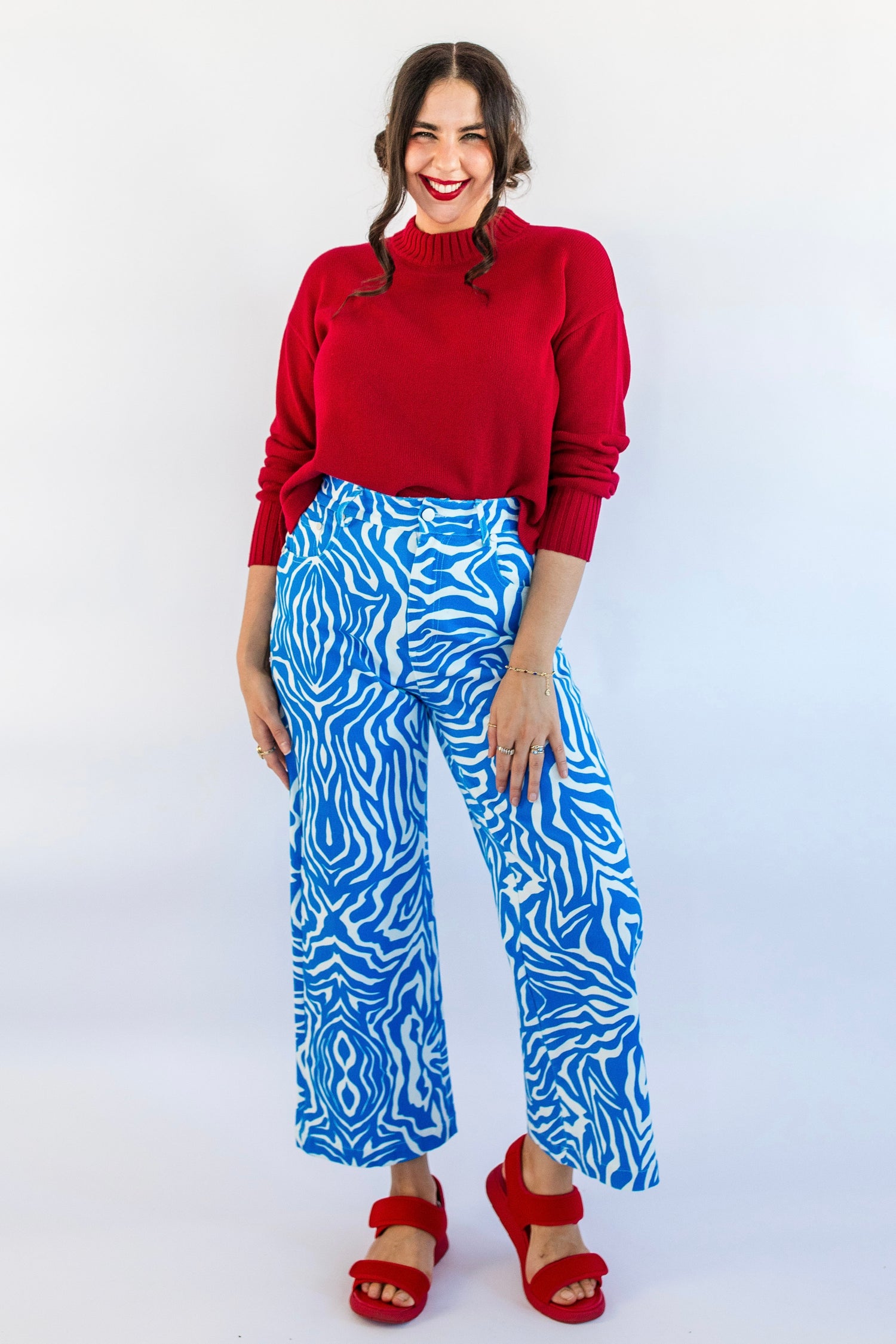 Zebra Hues Jeans