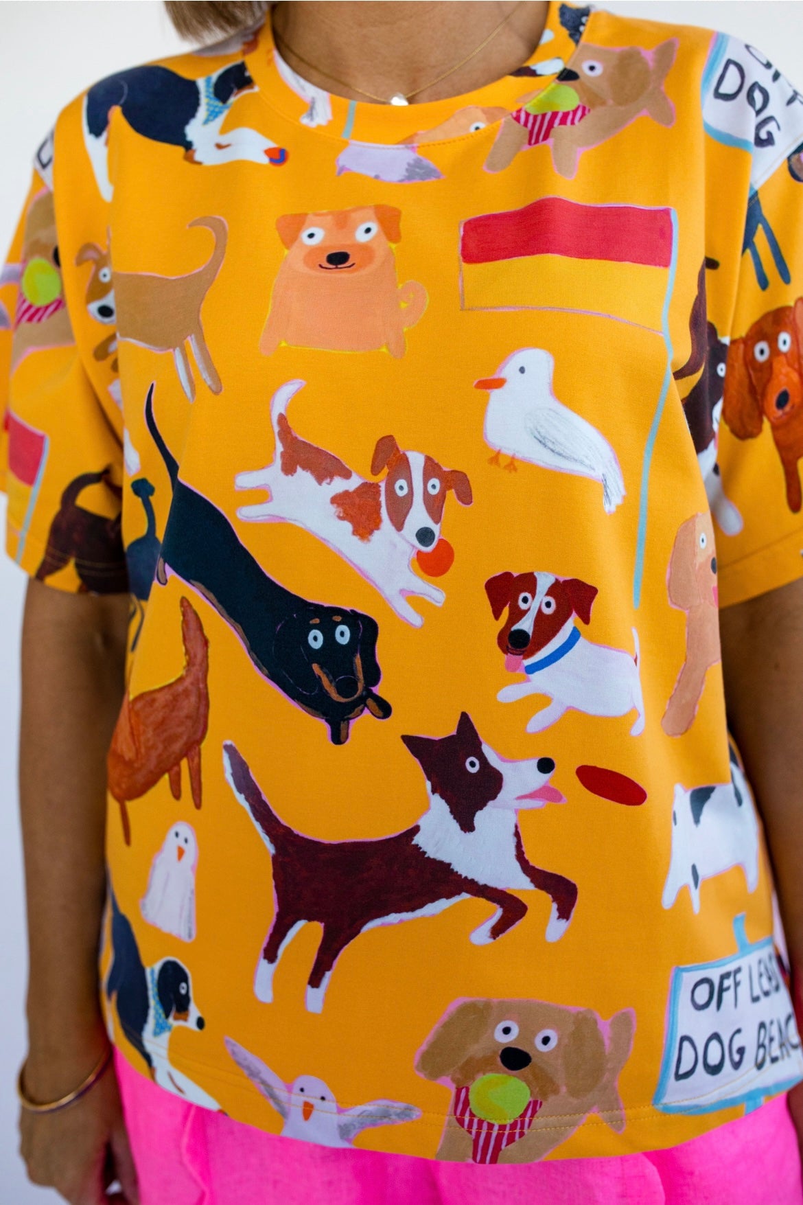 Beach Pups boxy t-shirt
