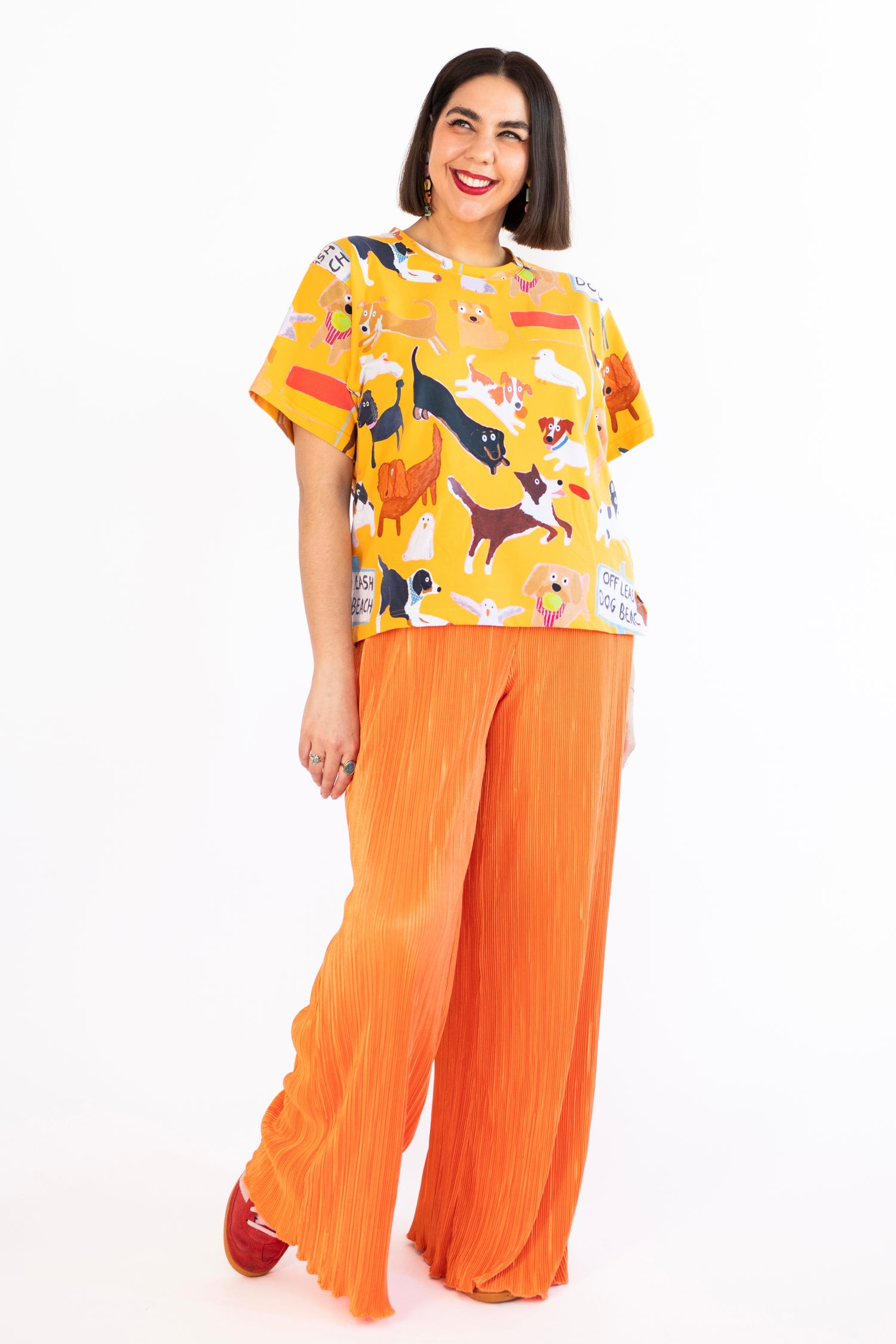 Beach Pups boxy t-shirt