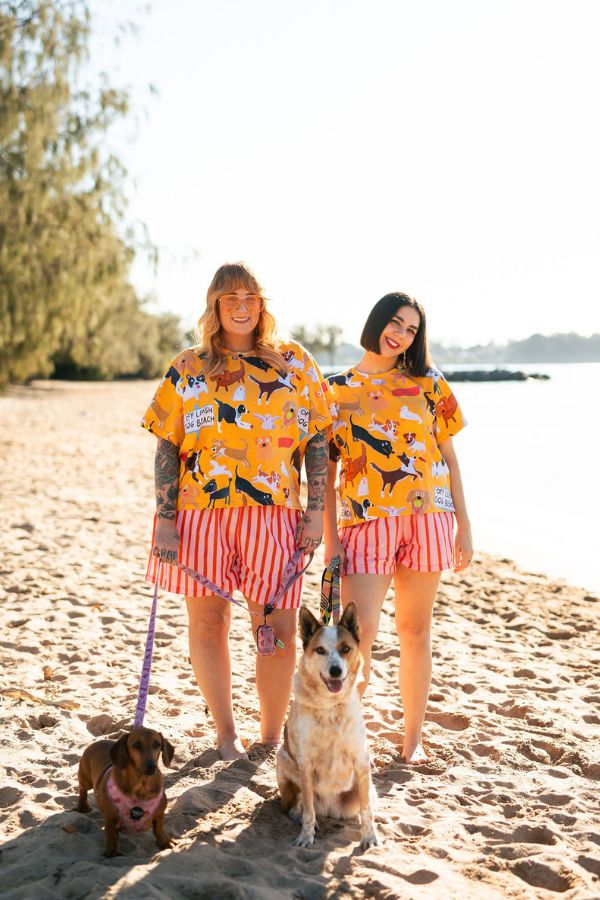 Beach Pups boxy t-shirt