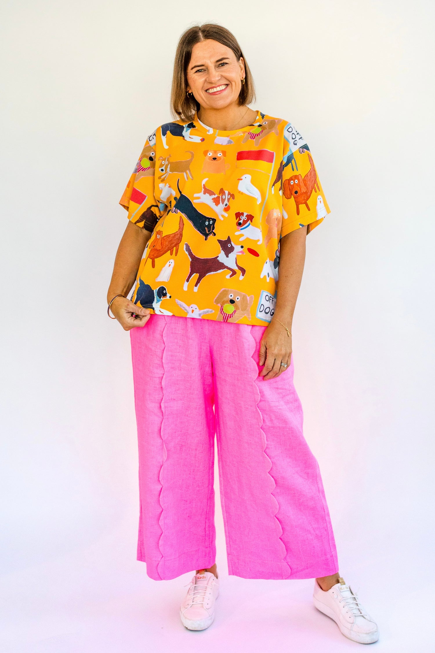 Beach Pups boxy t-shirt