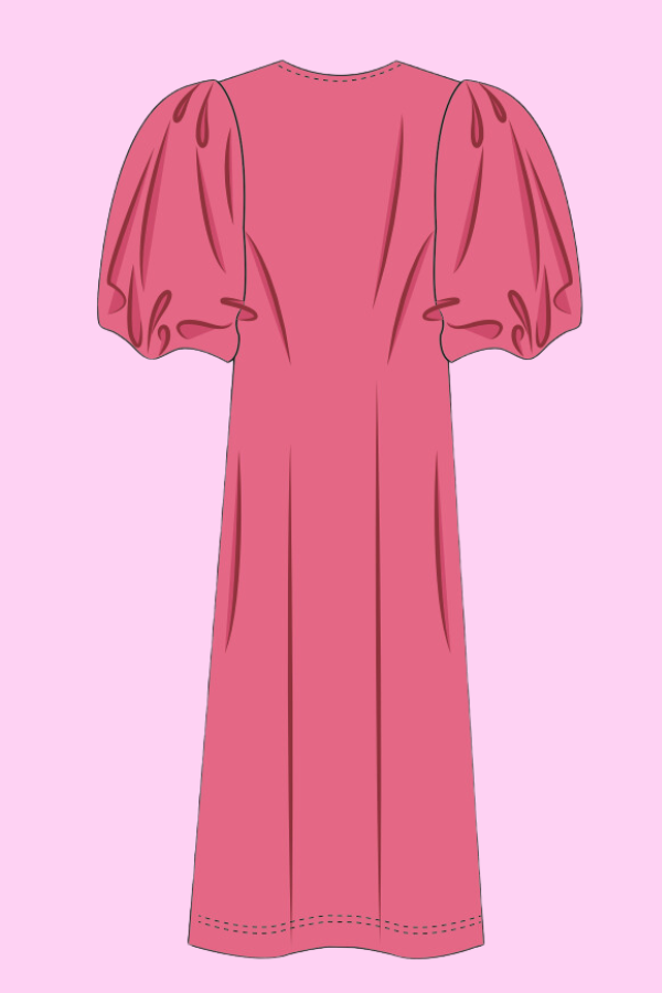 PRE-ORDER Ruffle Your Feathers (pink) Paris dress