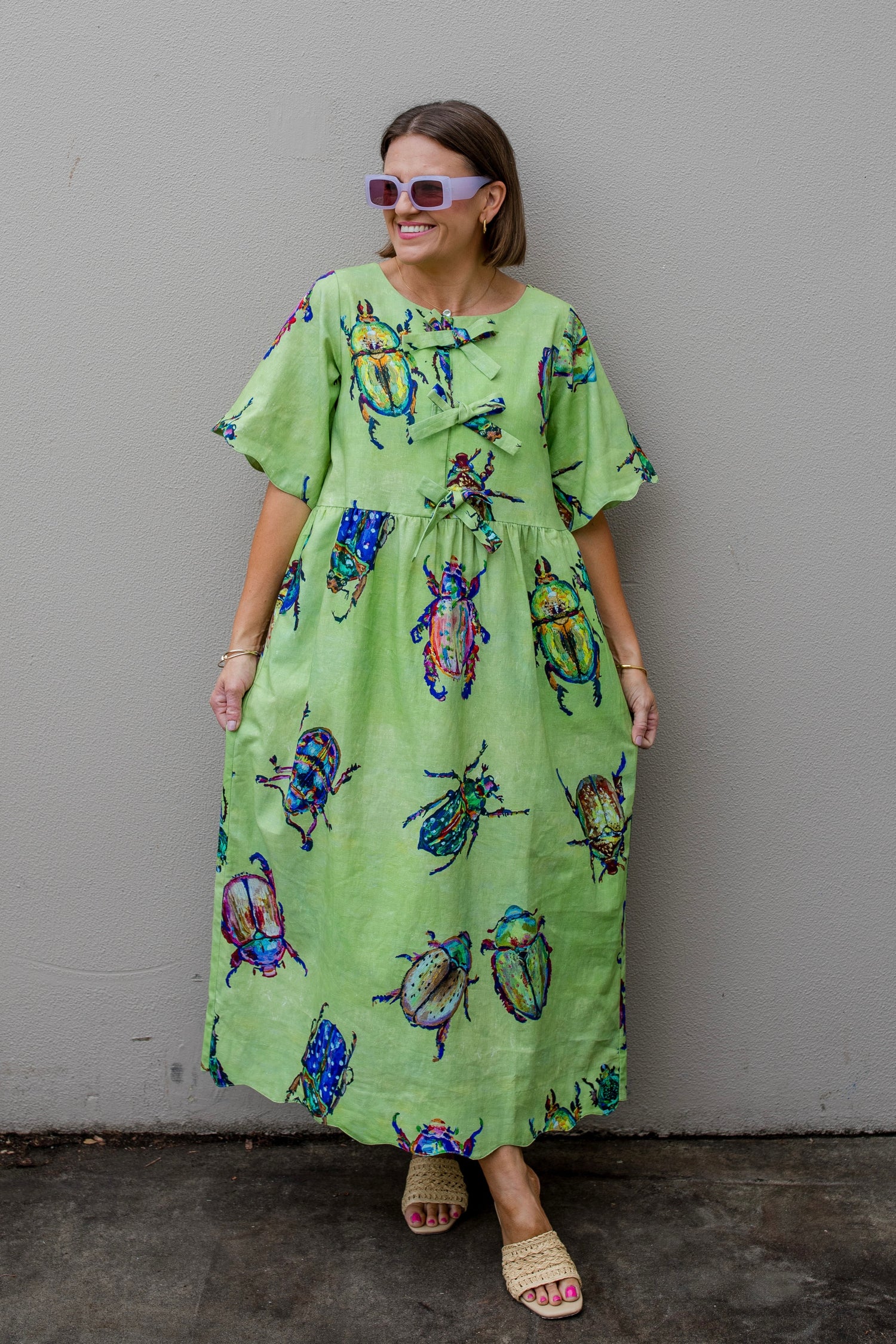 Party Pups denim dress