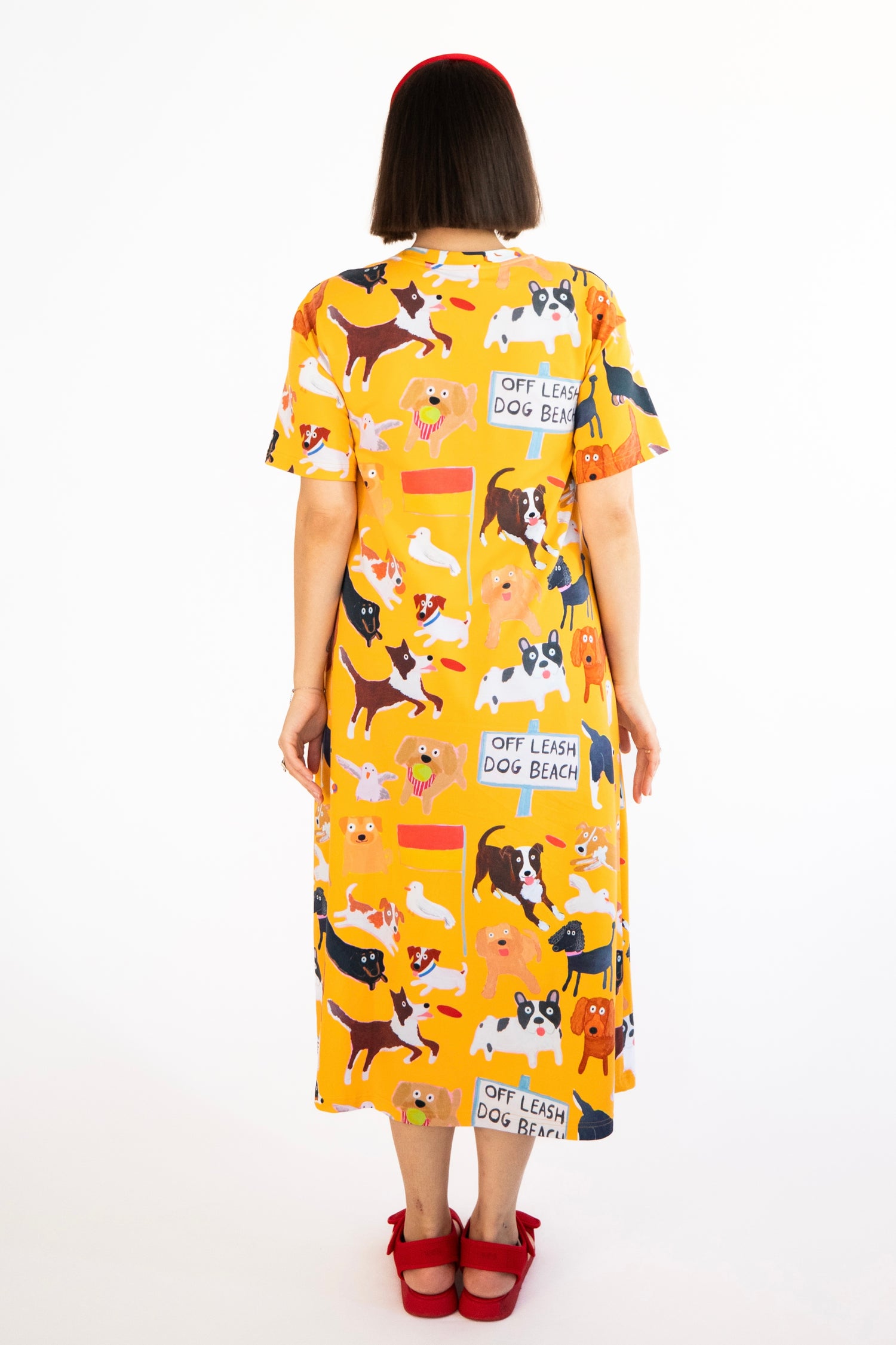 Beach Pups t-shirt dress