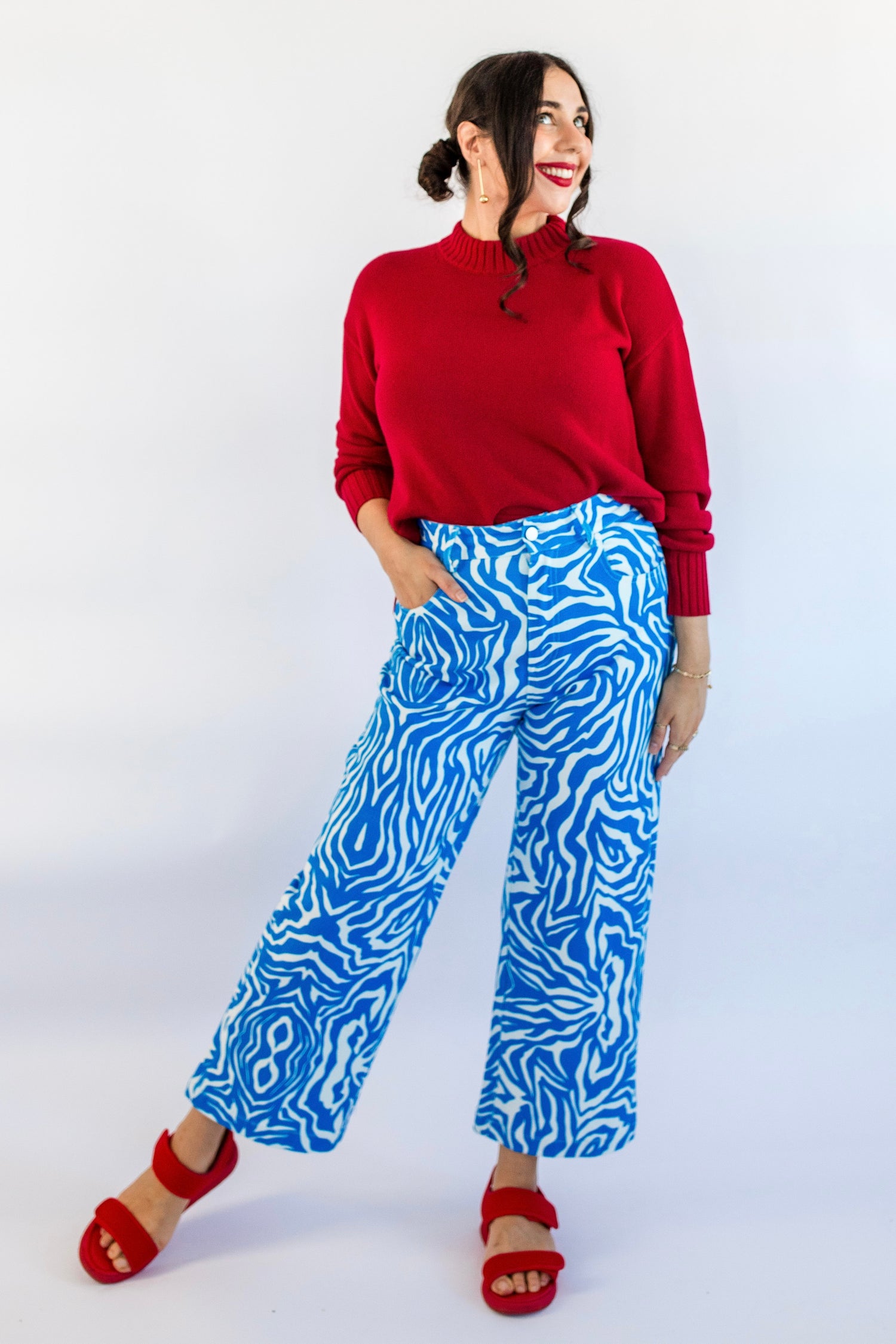Zebra Hues Jeans