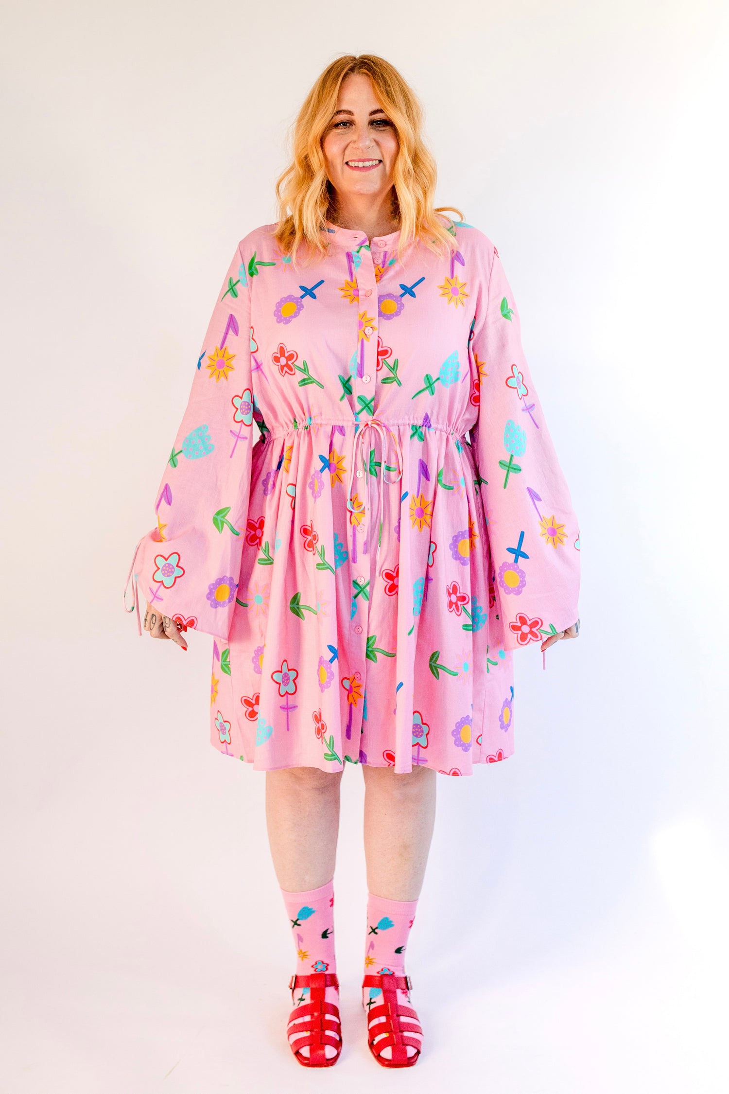Cottage Garden Poppy Dress