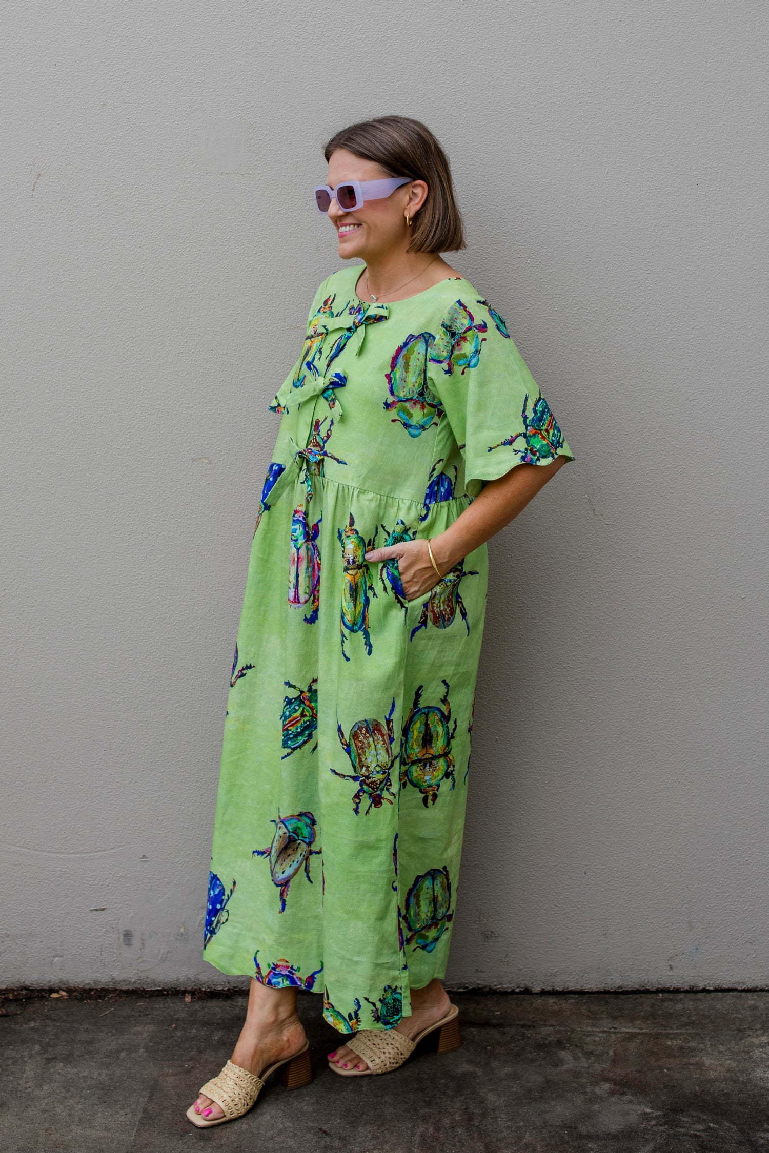 Party Pups denim dress