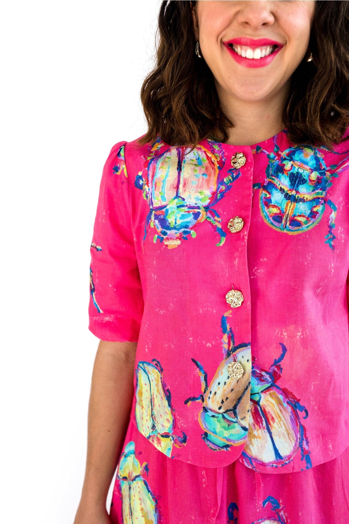 Pinkmas Beetle Maple Top