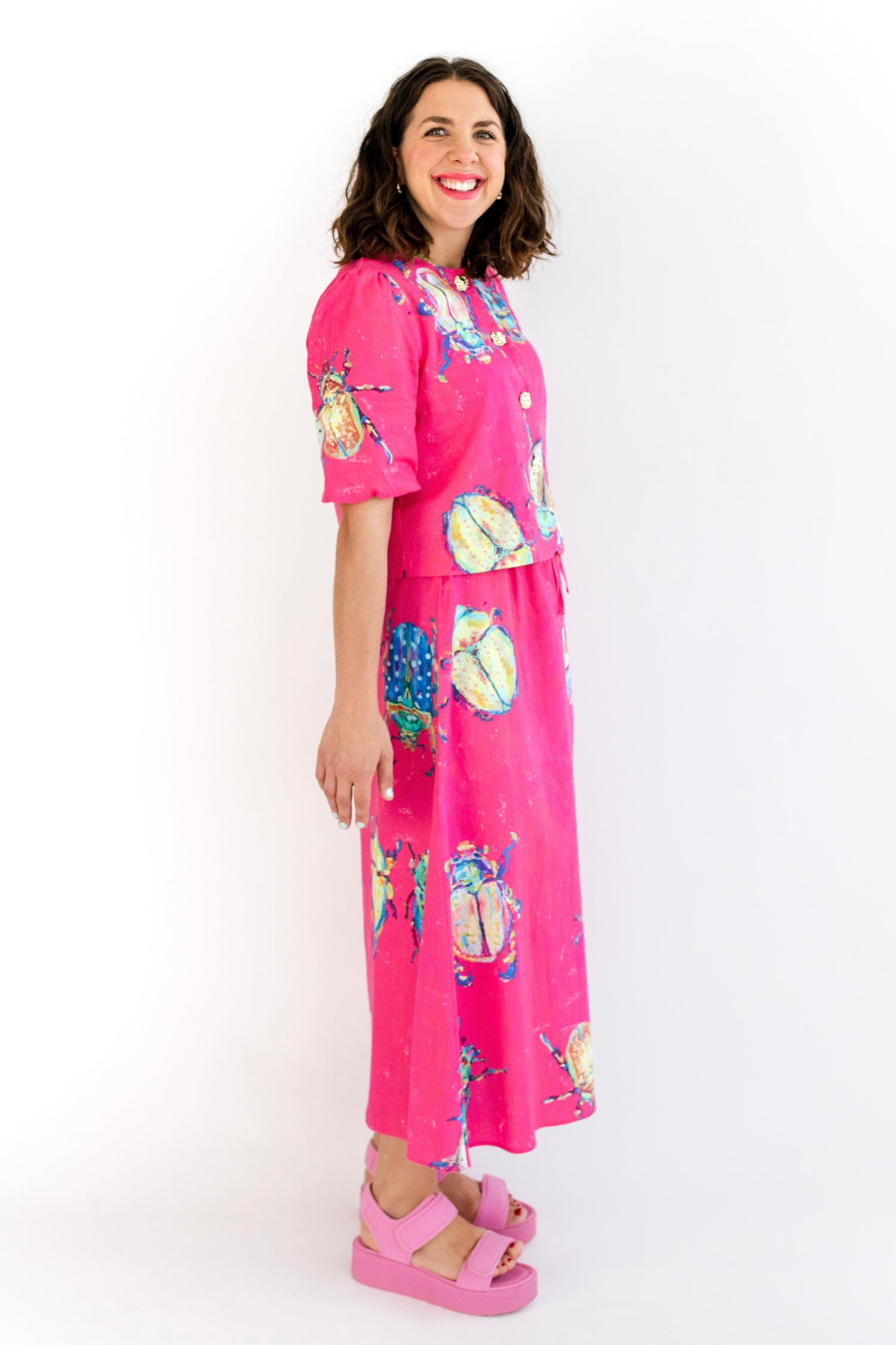 Pinkmas Beetle Bianca Skirt