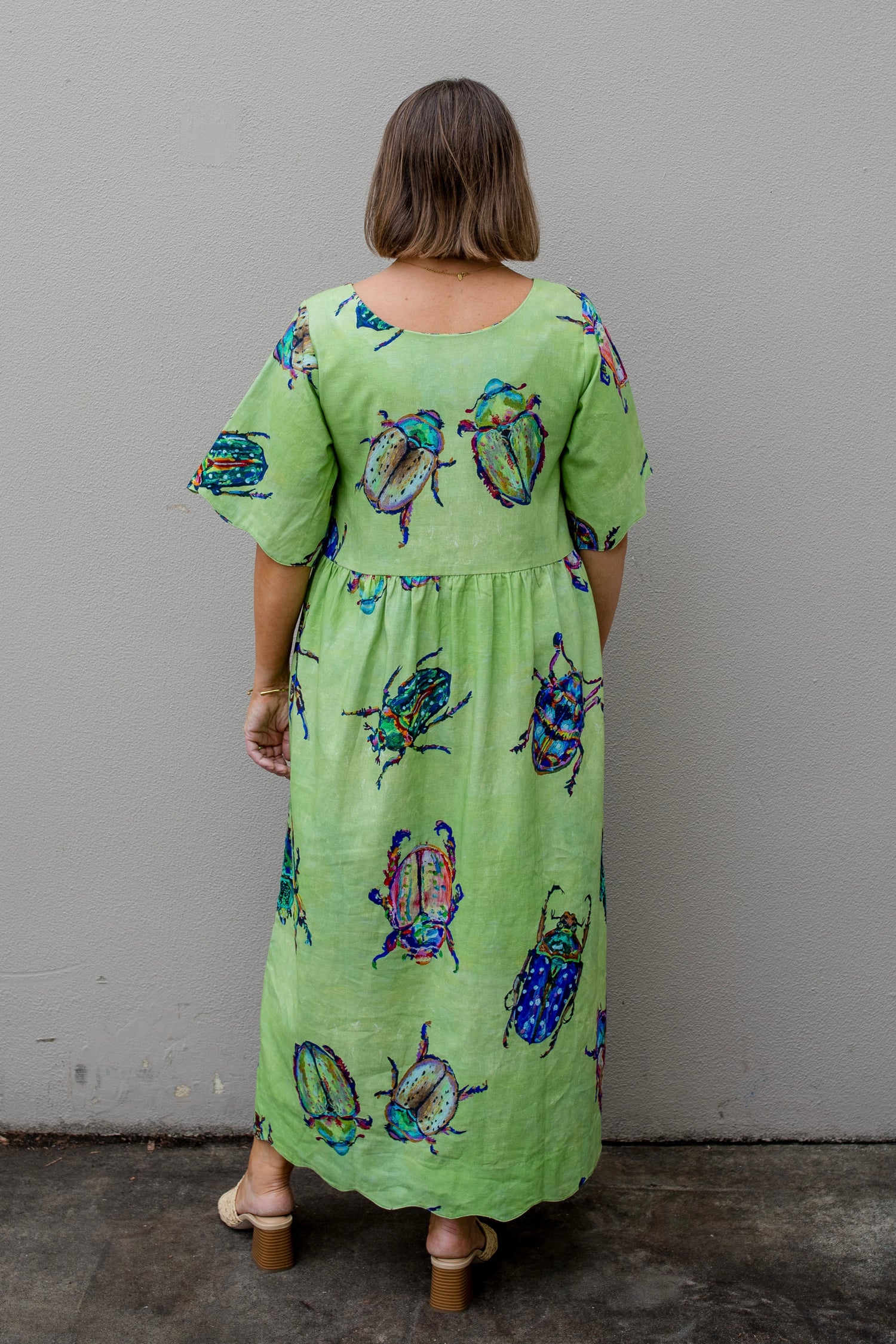 Christmas Beetle Wavy Dress