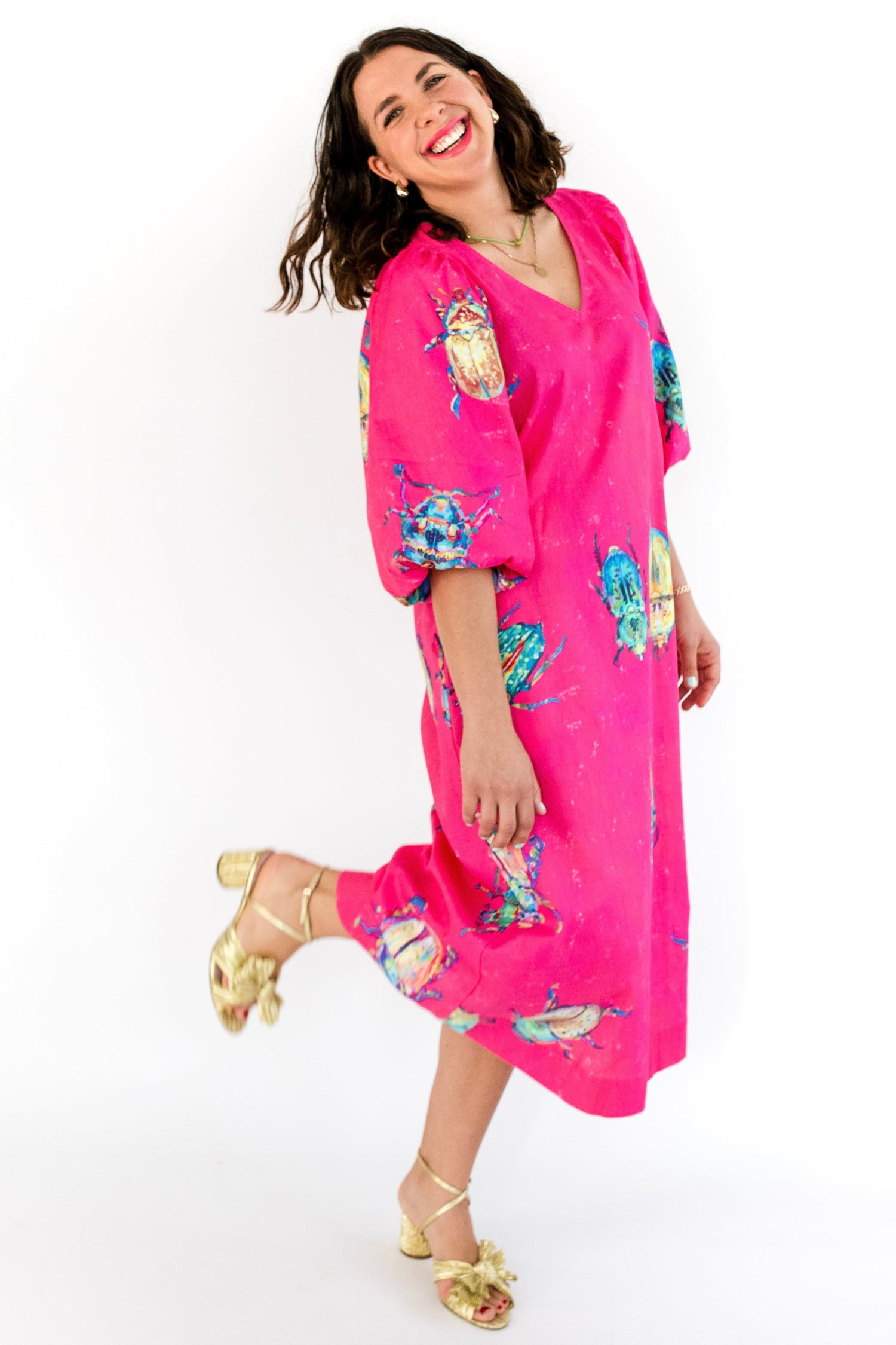 Pinkmas Beetle Paris Dress