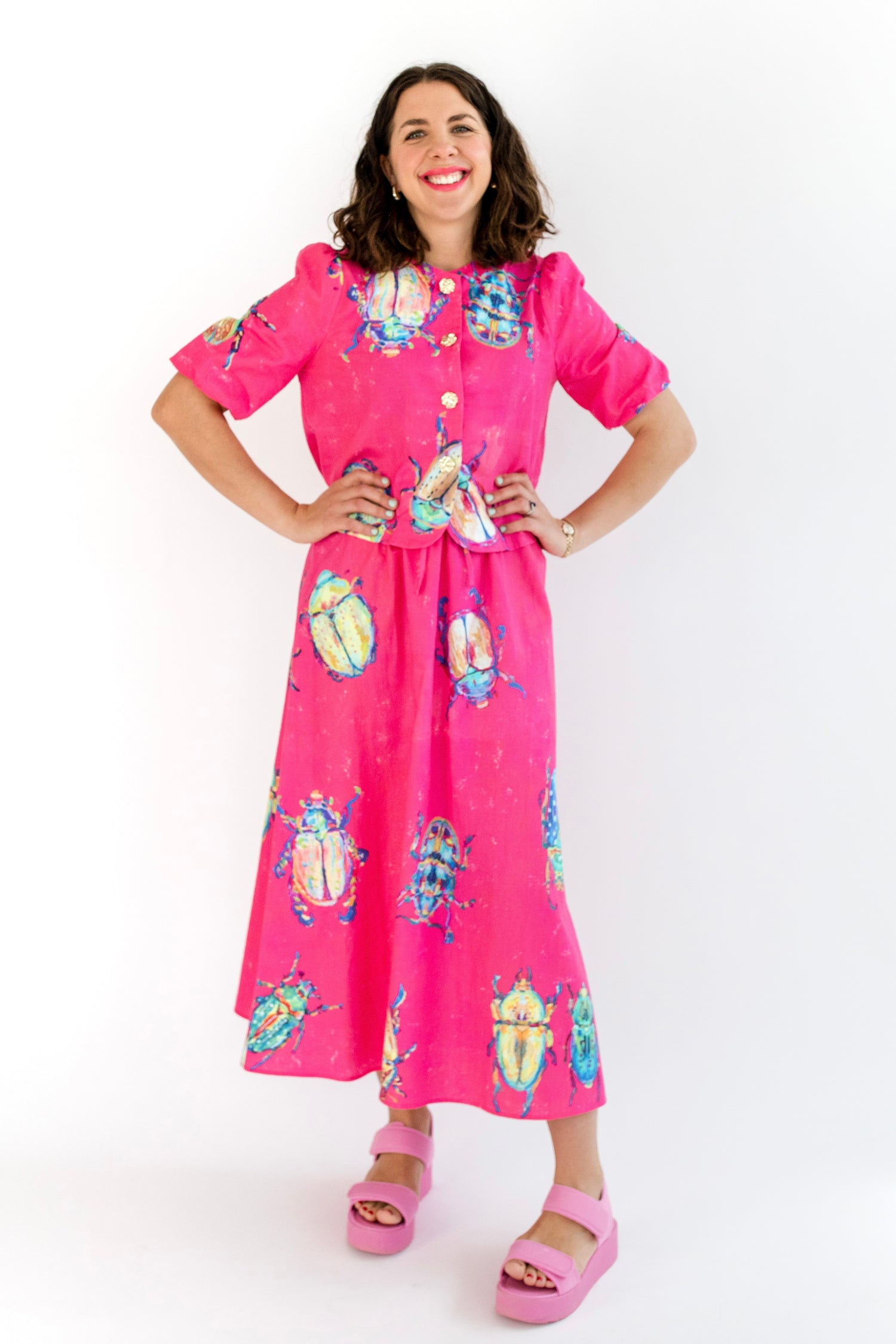 Pinkmas Beetle Bianca Skirt