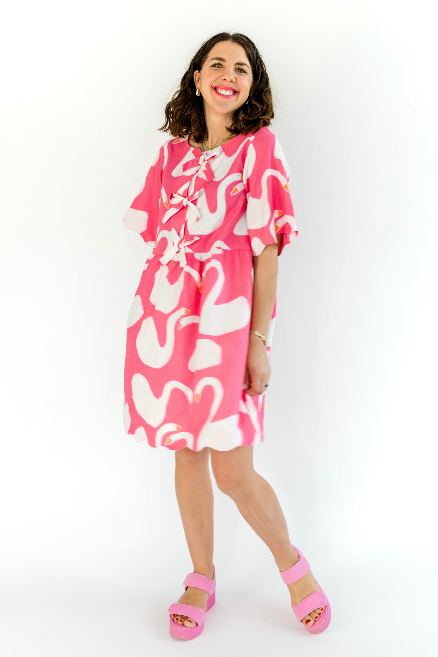 Swan Wavy Dress (short)