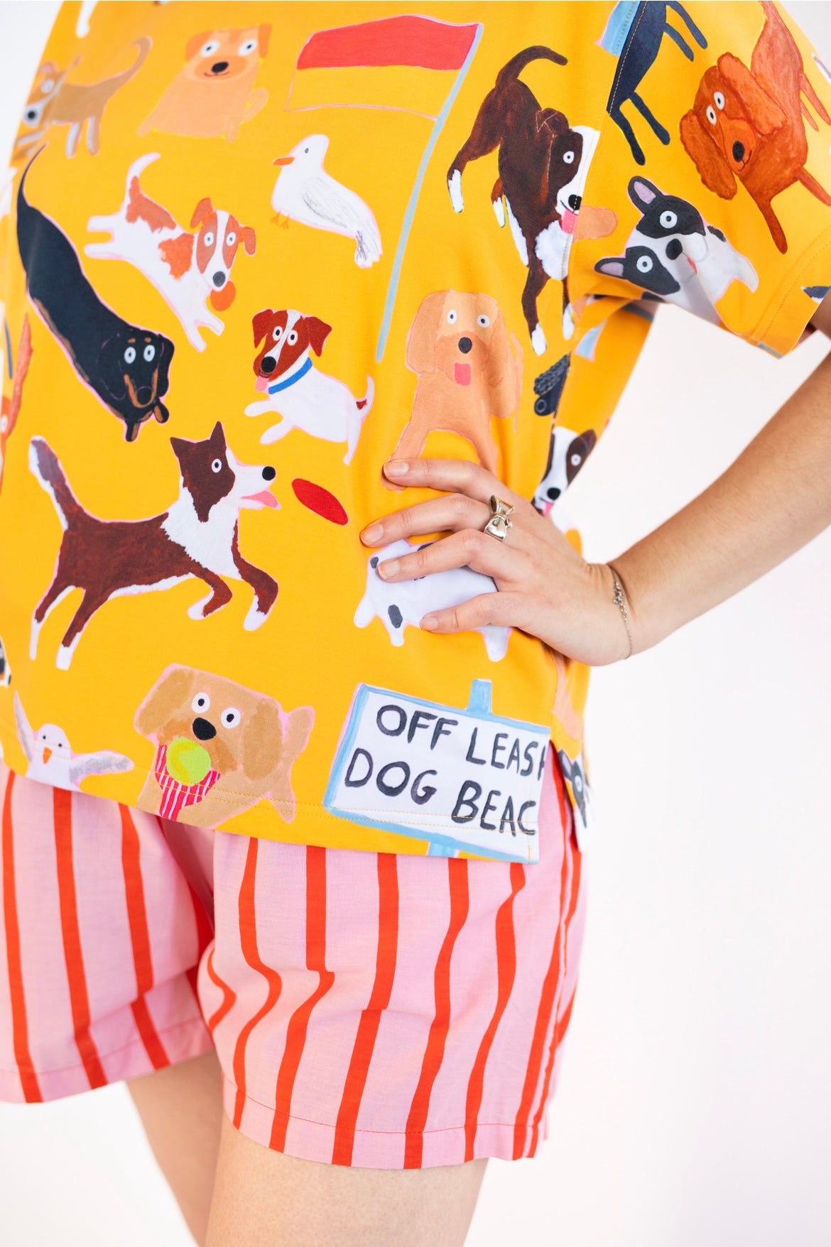Beach Pups boxy t-shirt