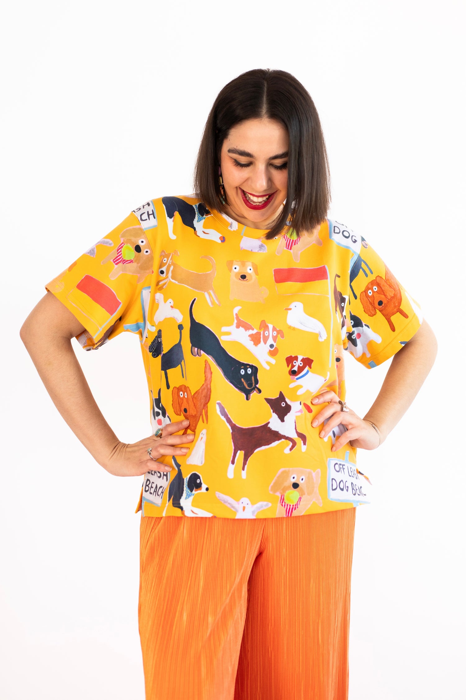 Beach Pups boxy t-shirt