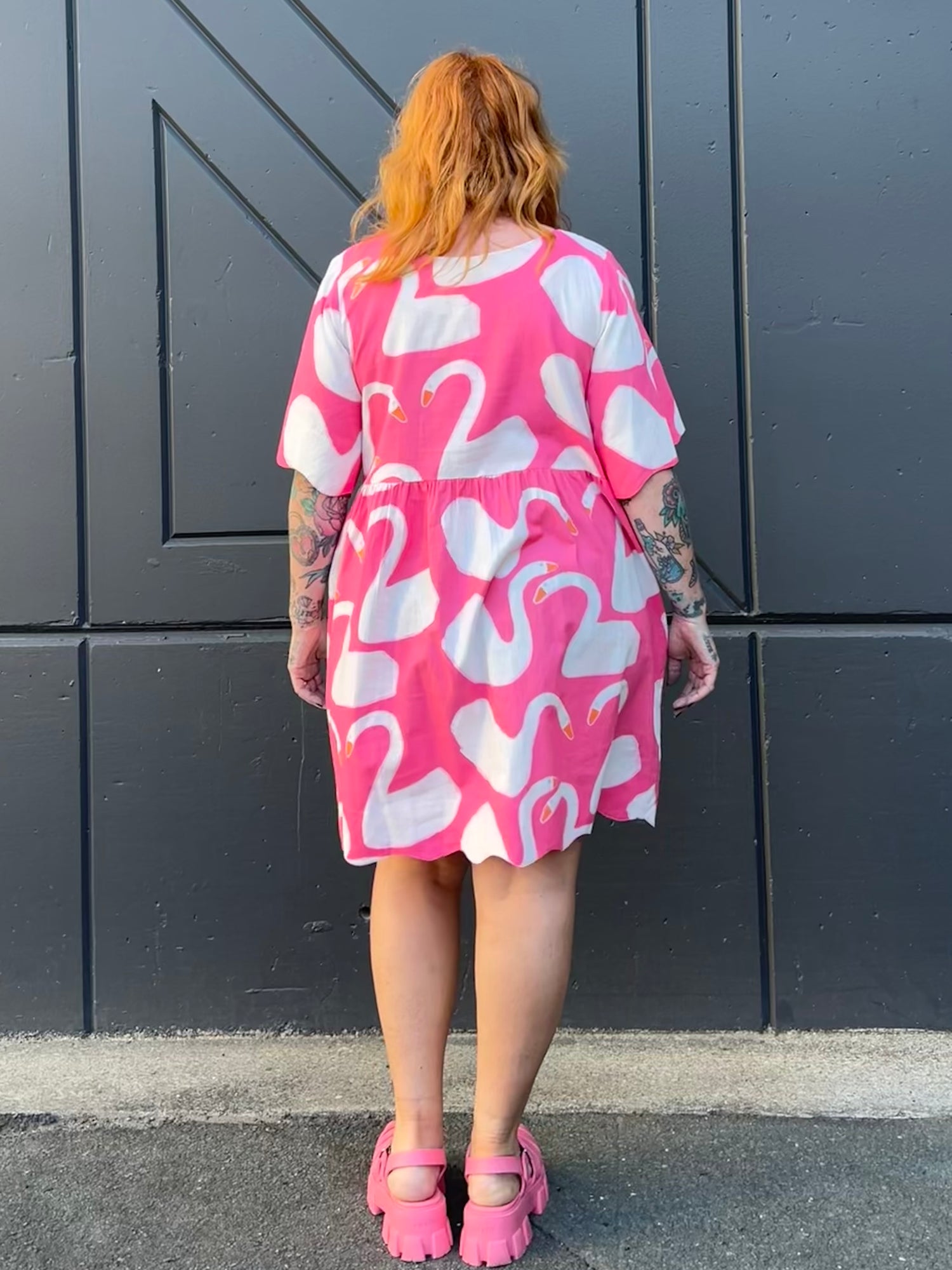 Swan Wavy Dress (short)