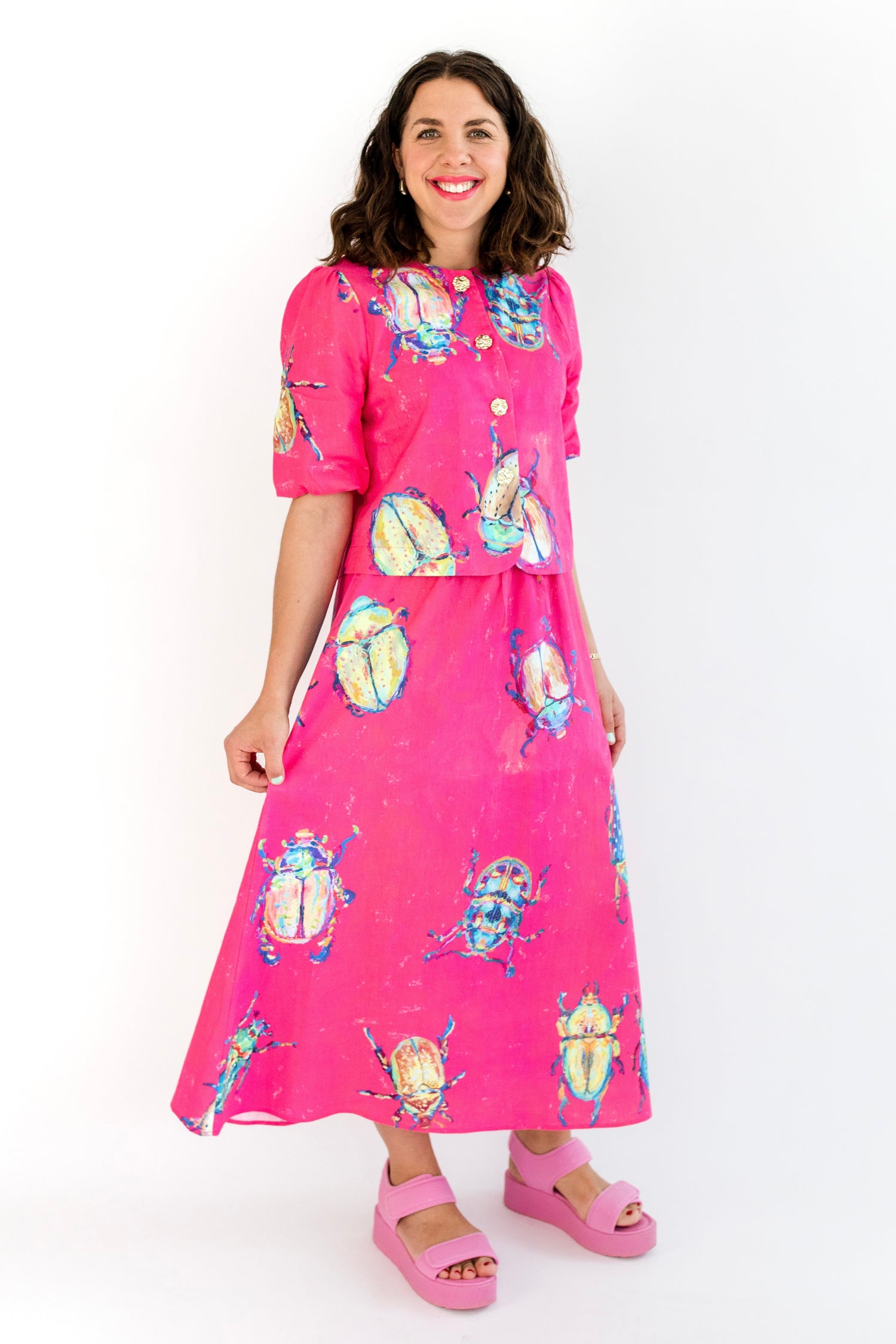 Pinkmas Beetle Bianca Skirt