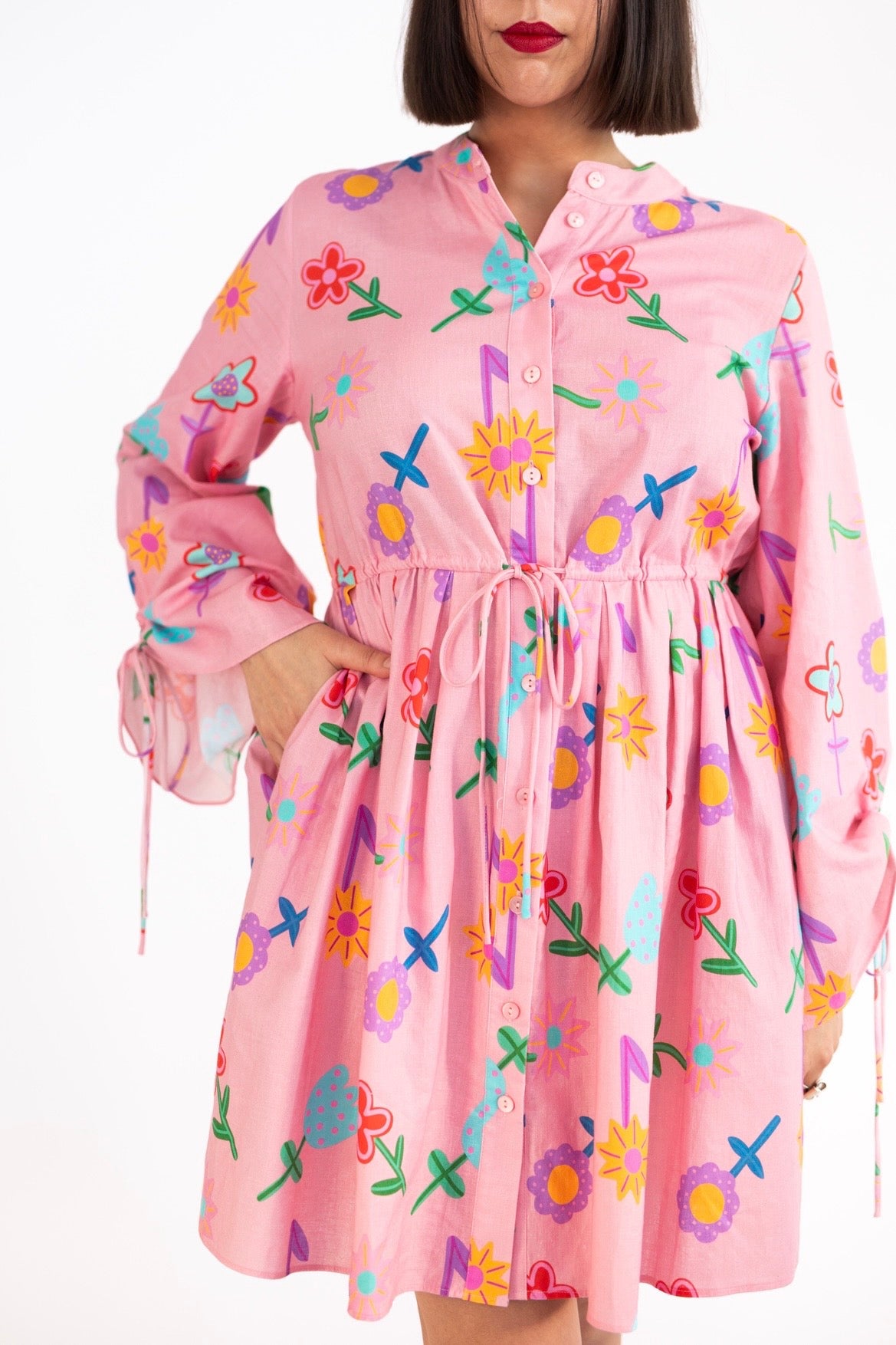 Cottage Garden Poppy Dress