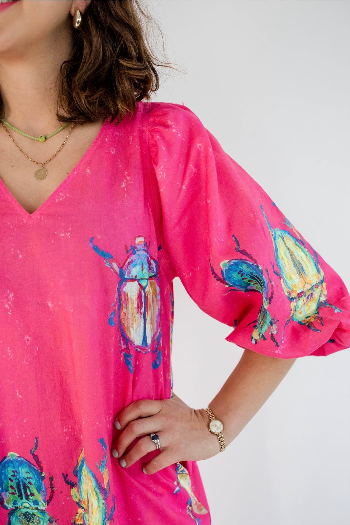 Pinkmas Beetle Paris Dress