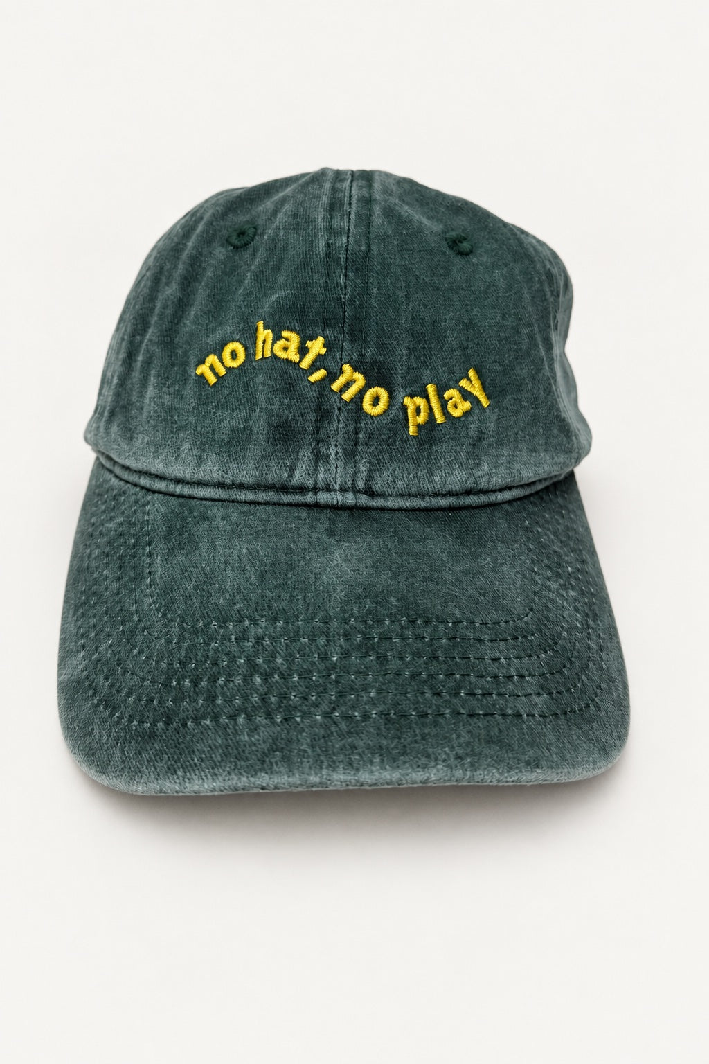 Embroidered Slogan Caps