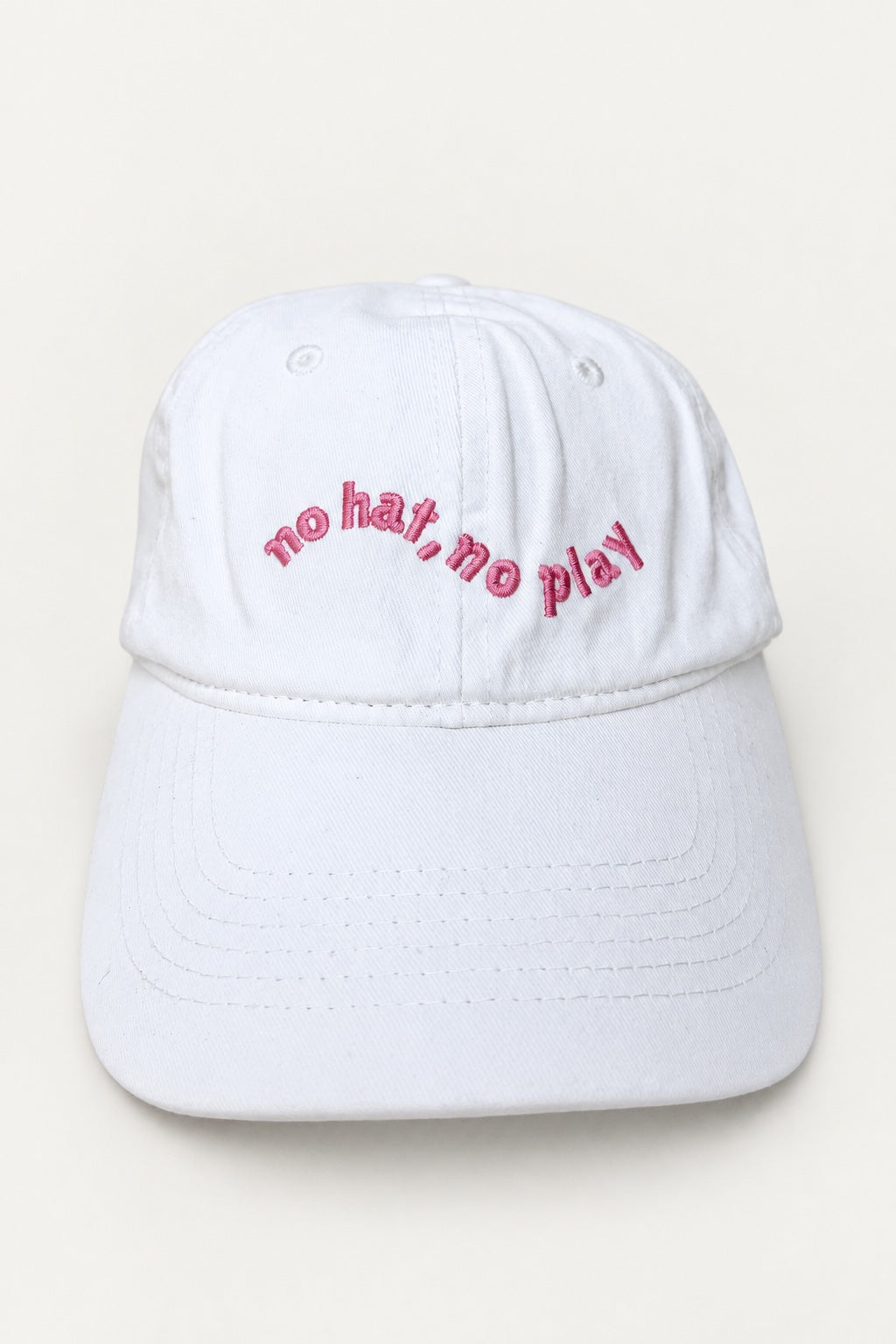 Embroidered Slogan Caps