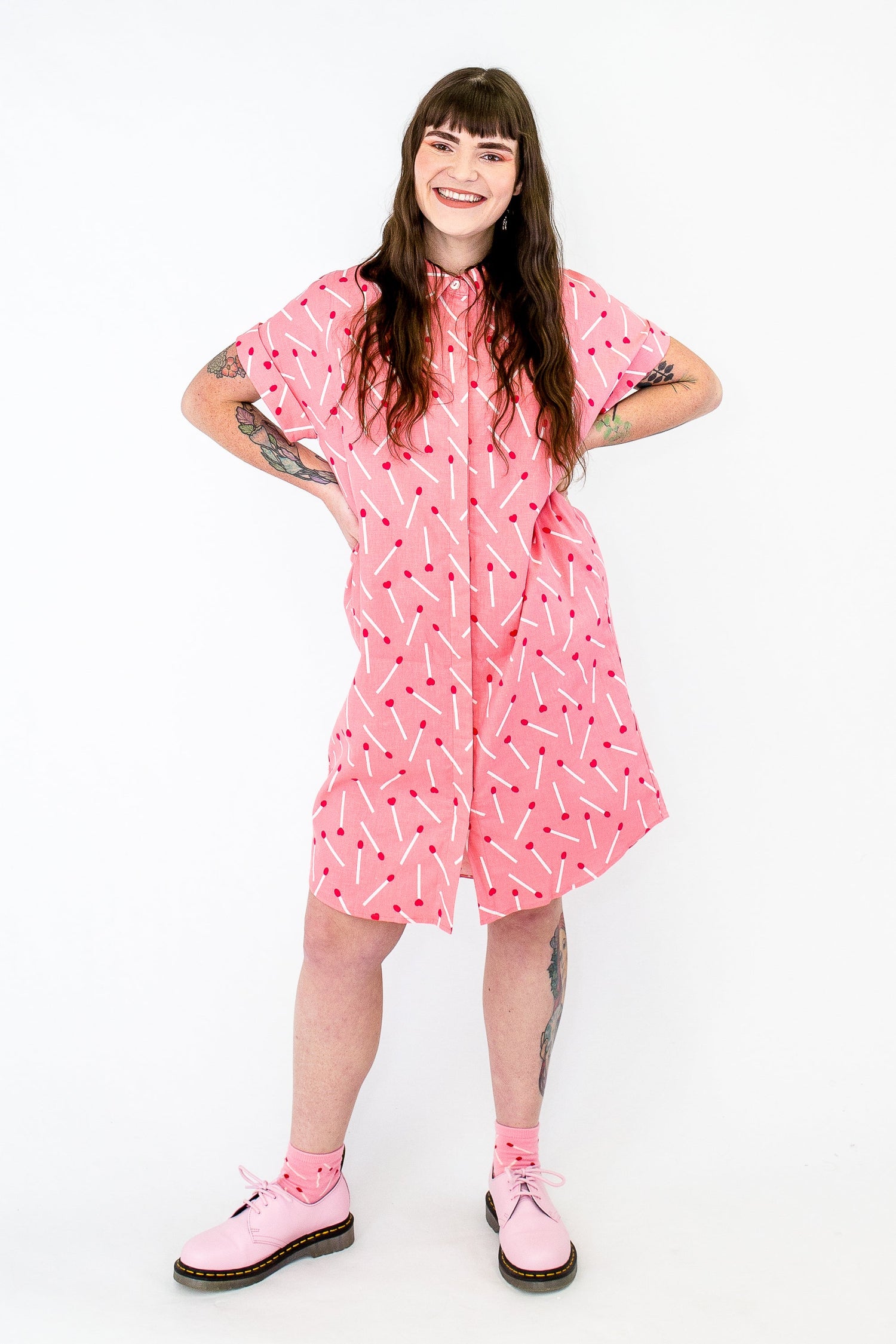 Lovestruck Boxy Shirt Dress