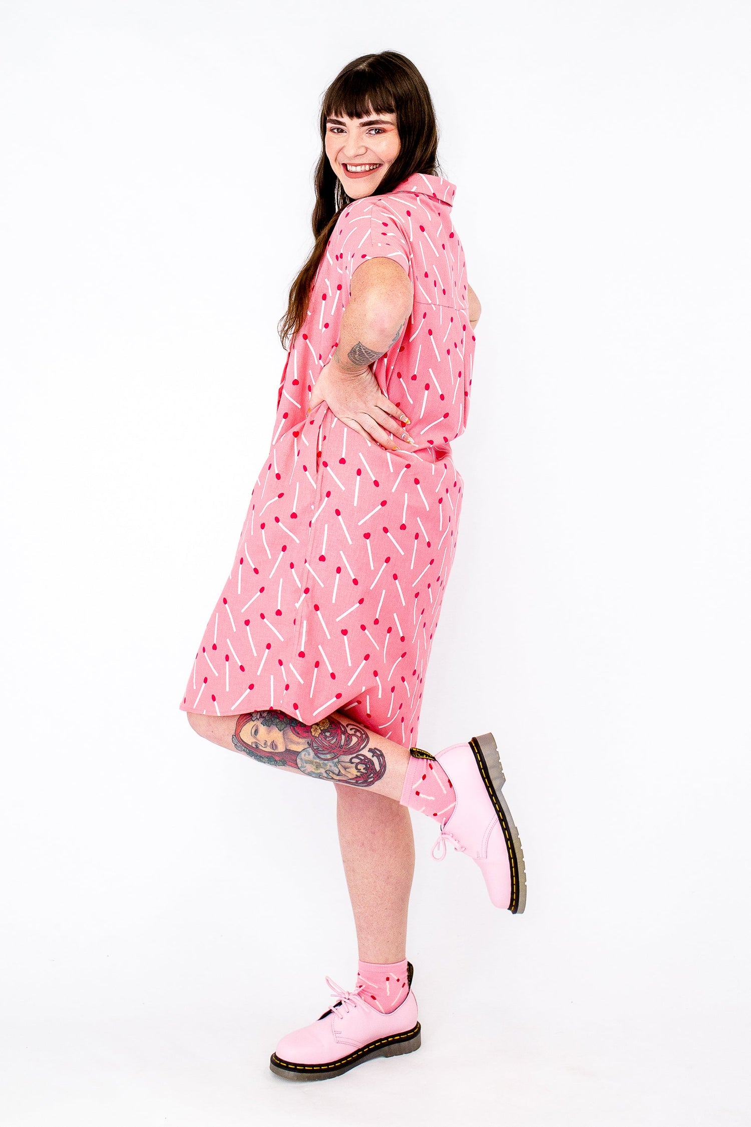 Lovestruck Boxy Shirt Dress